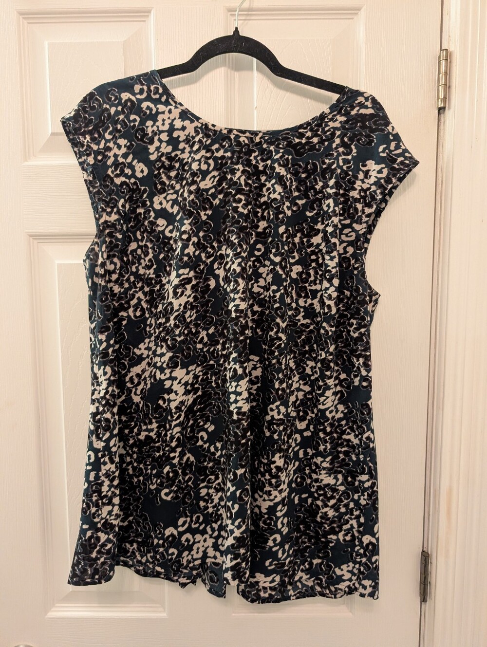 Leopard Peplum Blouse